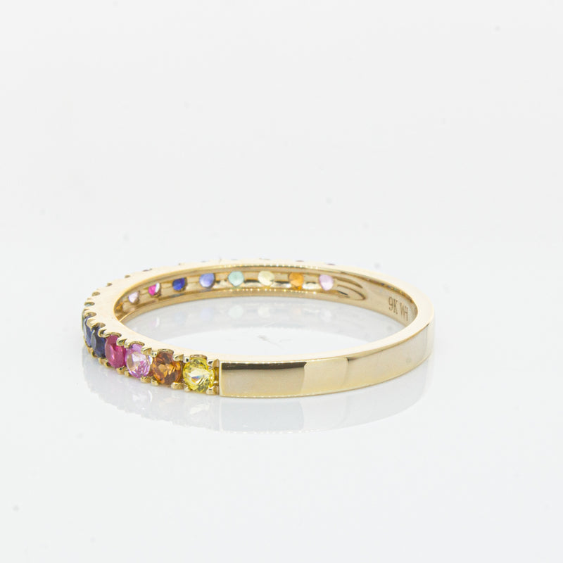 9ct Yellow Gold Prism Ring-Ring-Walker & Hall