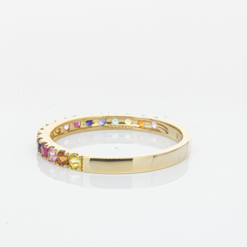 9ct Yellow Gold Prism Ring-Ring-Walker & Hall