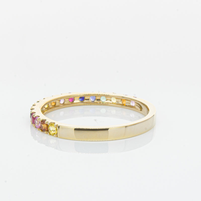 9ct Yellow Gold Prism Ring-Ring-Walker & Hall