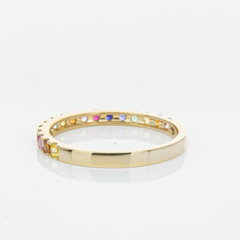 9ct Yellow Gold Prism Ring-Ring-Walker & Hall