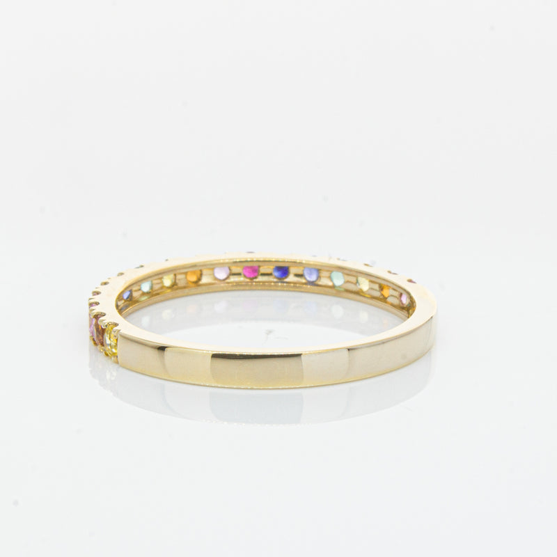 9ct Yellow Gold Prism Ring-Ring-Walker & Hall