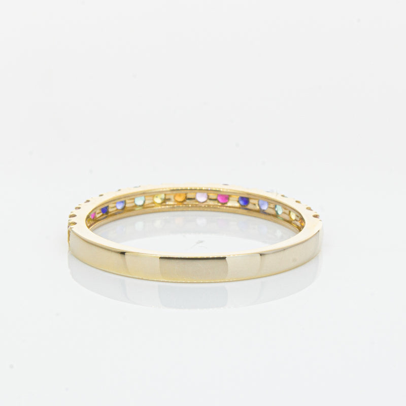 9ct Yellow Gold Prism Ring-Ring-Walker & Hall