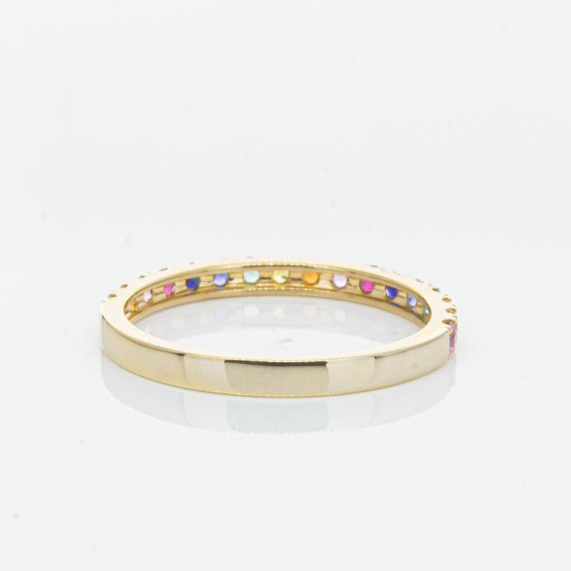 9ct Yellow Gold Prism Ring-Ring-Walker & Hall