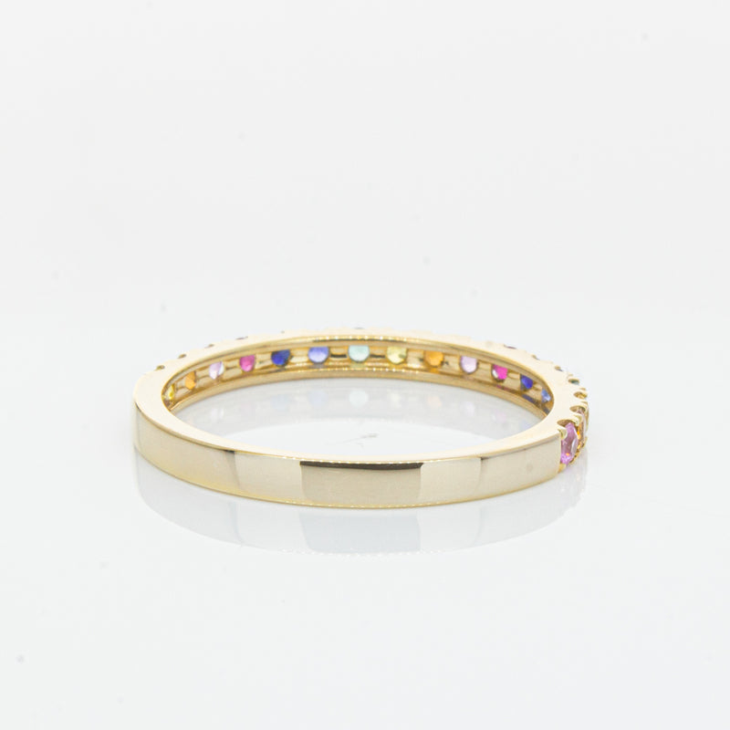 9ct Yellow Gold Prism Ring-Ring-Walker & Hall