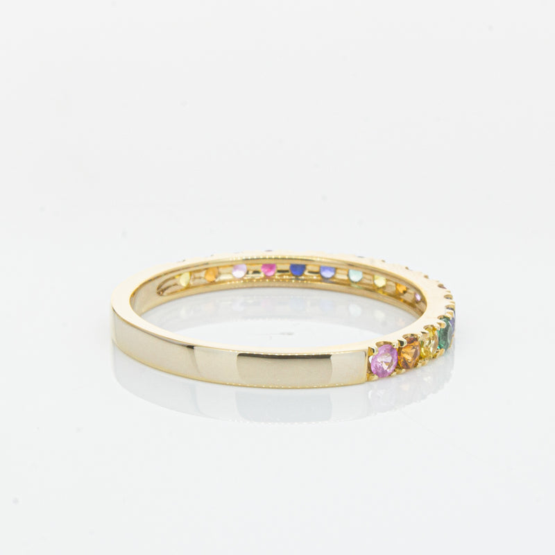 9ct Yellow Gold Prism Ring-Ring-Walker & Hall