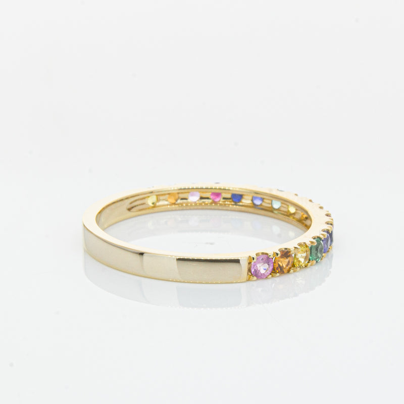 9ct Yellow Gold Prism Ring-Ring-Walker & Hall