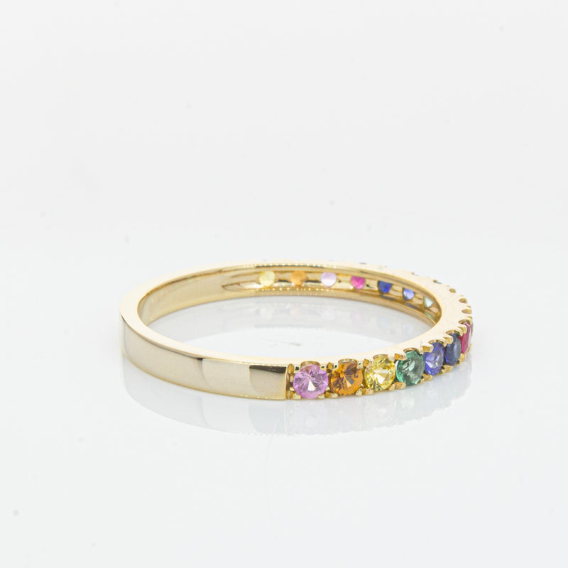 9ct Yellow Gold Prism Ring-Ring-Walker & Hall