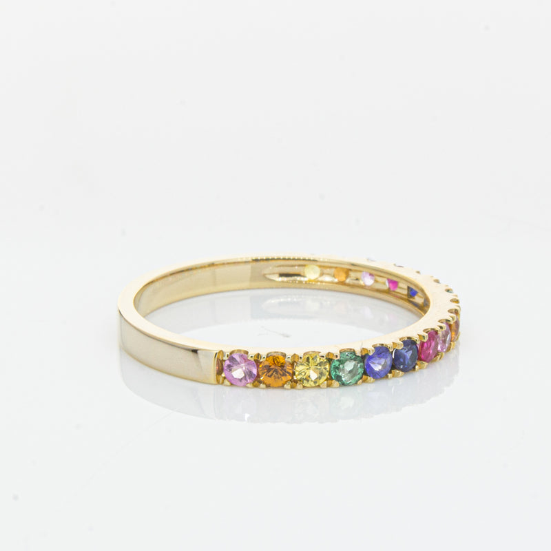 9ct Yellow Gold Prism Ring-Ring-Walker & Hall