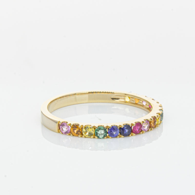 9ct Yellow Gold Prism Ring-Ring-Walker & Hall