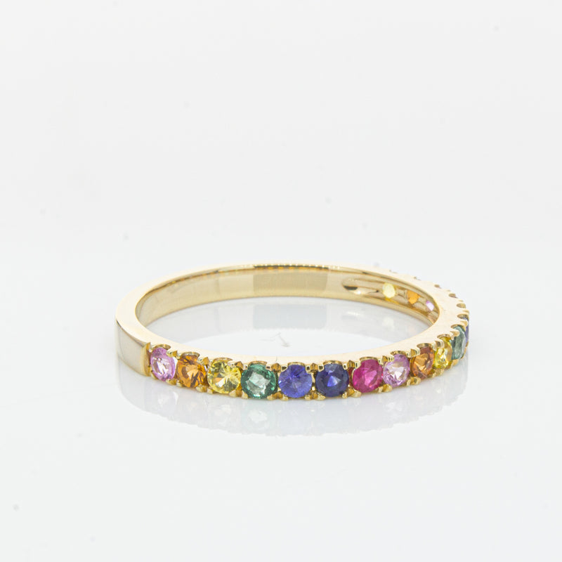 9ct Yellow Gold Prism Ring-Ring-Walker & Hall