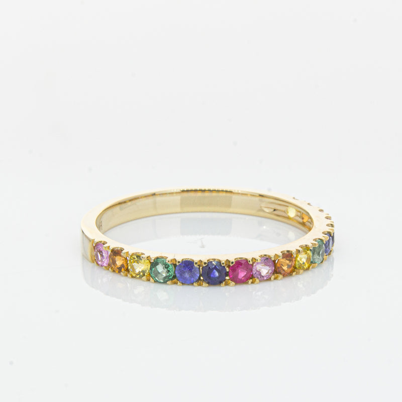 9ct Yellow Gold Prism Ring-Ring-Walker & Hall