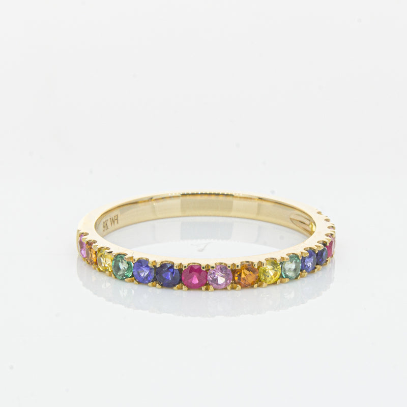 9ct Yellow Gold Prism Ring-Ring-Walker & Hall