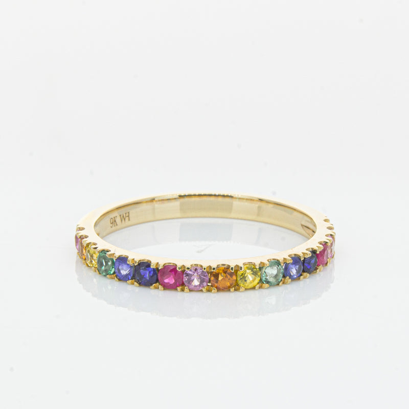 9ct Yellow Gold Prism Ring-Ring-Walker & Hall