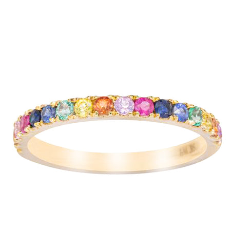 9ct Yellow Gold Prism Ring-Ring-Walker & Hall