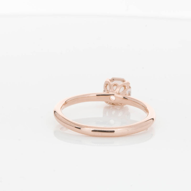 18ct Rose Gold Morganite Mini Octavia Ring-Ring-Walker & Hall