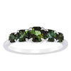 18ct White Gold Five Stone Tourmaline Octavia Ring-Ring-Walker & Hall