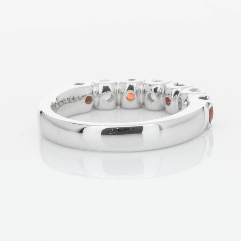 18ct White Gold .79ct Ruby & Diamond Rialto Ring-Ring-Walker & Hall