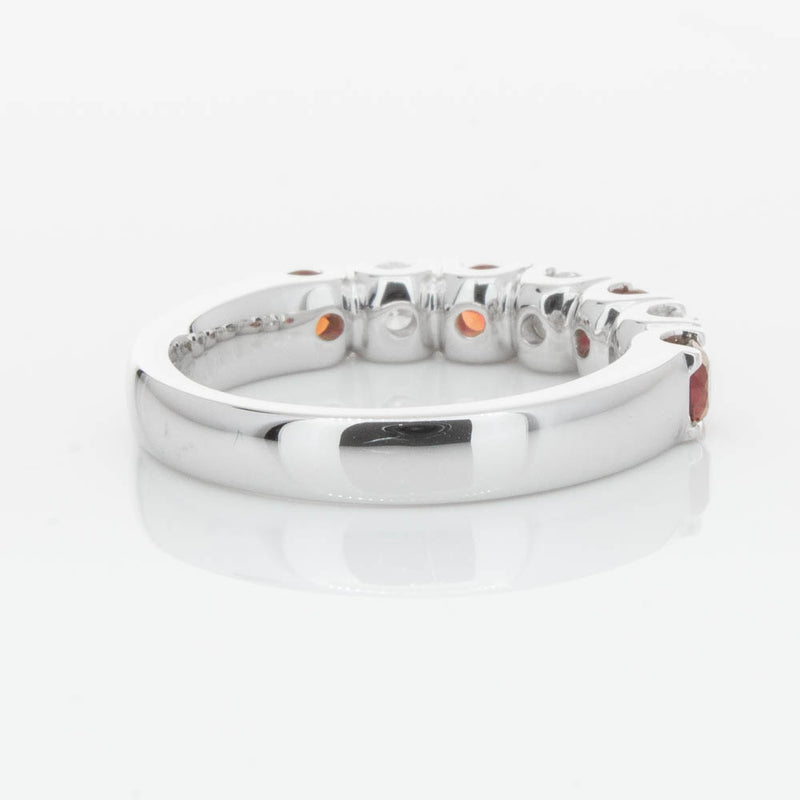 18ct White Gold .79ct Ruby & Diamond Rialto Ring-Ring-Walker & Hall