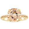 18ct Yellow Gold Morganite Octavus Ring-Ring-Walker & Hall
