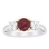 18ct White Gold 1.35ct Ruby & Diamond Ring-Ring-Walker & Hall