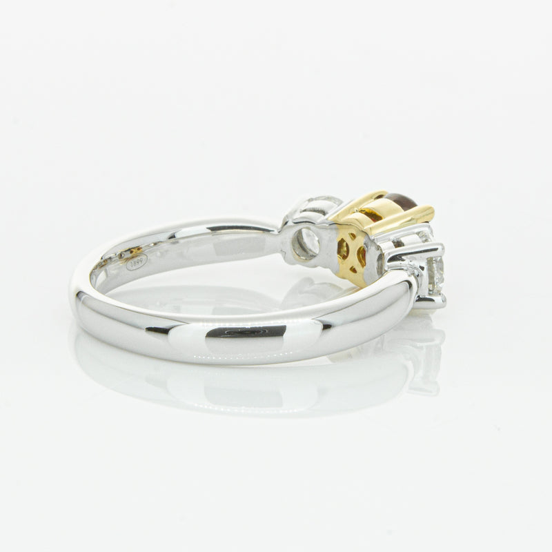 18ct White Gold 1.35ct Ruby & Diamond Ring-Ring-Walker & Hall