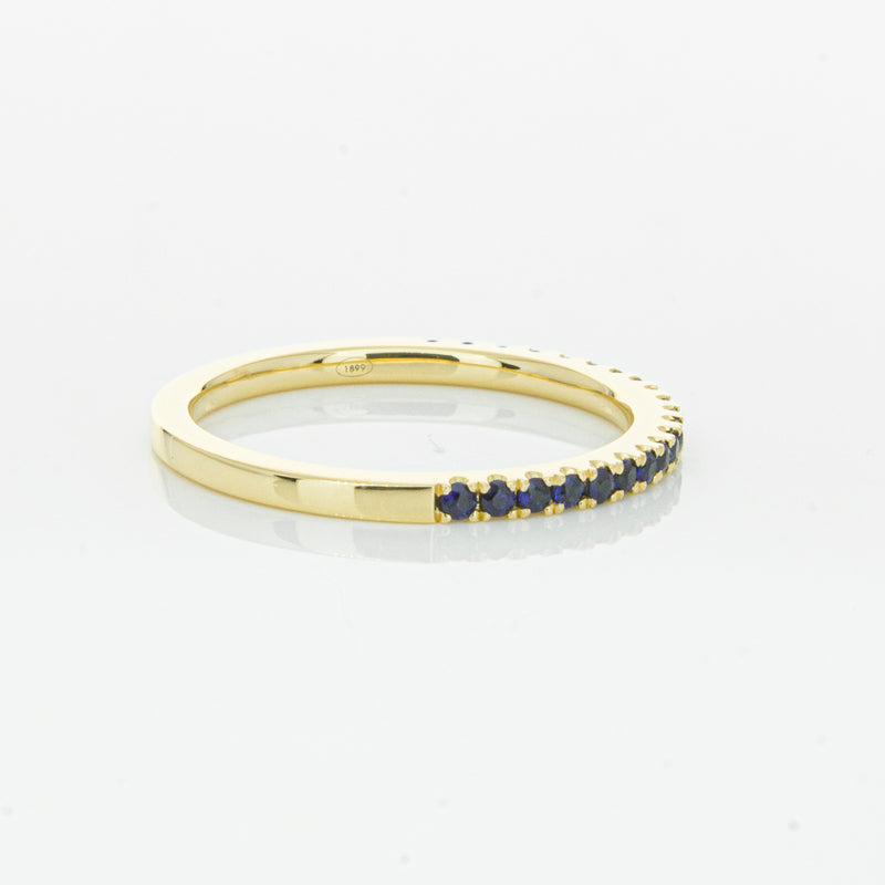 18ct Yellow Gold Sapphire Millie Band-Ring-Walker & Hall