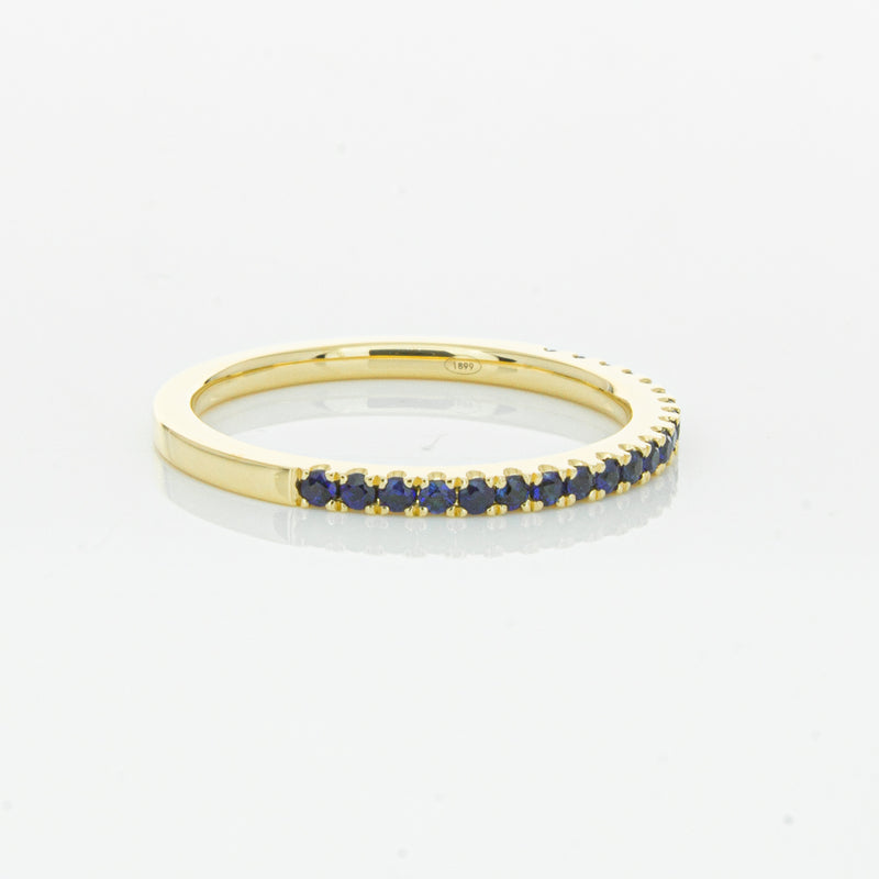 18ct Yellow Gold Sapphire Millie Band-Ring-Walker & Hall