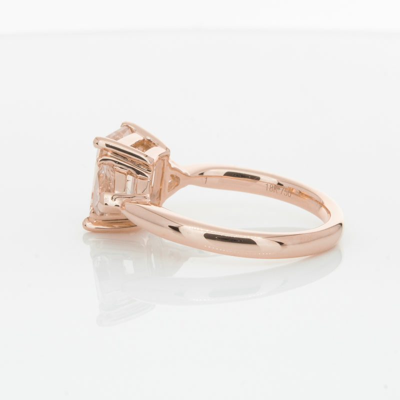18ct Rose Gold 2.12ct Morganite Malibu Ring-Ring-Walker & Hall