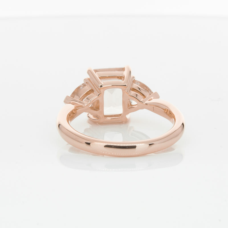 18ct Rose Gold 2.12ct Morganite Malibu Ring-Ring-Walker & Hall