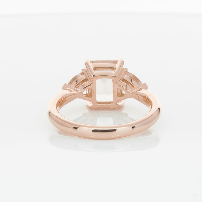 18ct Rose Gold 2.12ct Morganite Malibu Ring-Ring-Walker & Hall