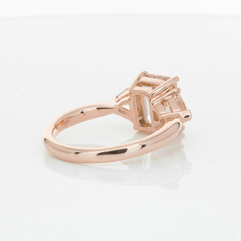 18ct Rose Gold 2.12ct Morganite Malibu Ring-Ring-Walker & Hall