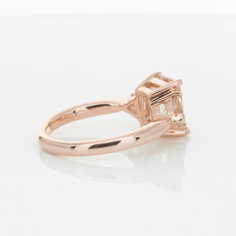 18ct Rose Gold 2.12ct Morganite Malibu Ring-Ring-Walker & Hall