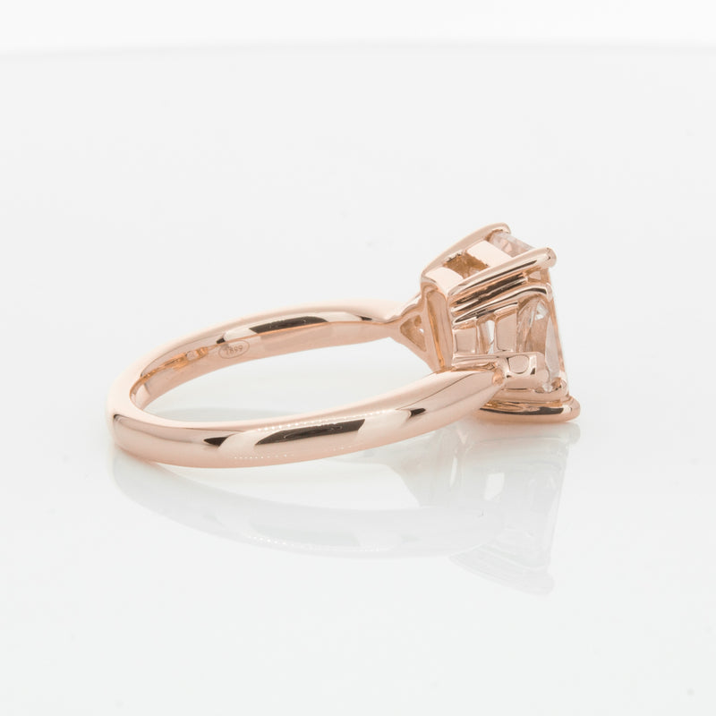 18ct Rose Gold 2.12ct Morganite Malibu Ring-Ring-Walker & Hall
