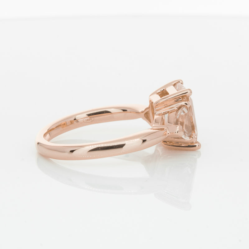 18ct Rose Gold 2.12ct Morganite Malibu Ring-Ring-Walker & Hall