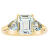 18ct Yellow Gold Aquamarine Malibu Ring-Ring-Walker & Hall