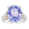Deja Vu Platinum 5.60ct Tanzanite & Diamond Ring-Ring-Walker & Hall