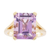 14ct Yellow Gold Amethyst Juliet Ring-Ring-Walker & Hall