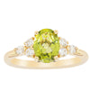 18ct Yellow Gold Peridot & Diamond Oriana Ring-Ring-Walker & Hall