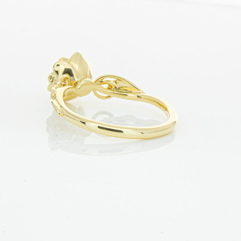 18ct Yellow Gold Sapphire Ring-Ring-Walker & Hall