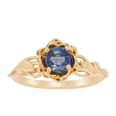 18ct Yellow Gold Sapphire Ring-Ring-Walker & Hall