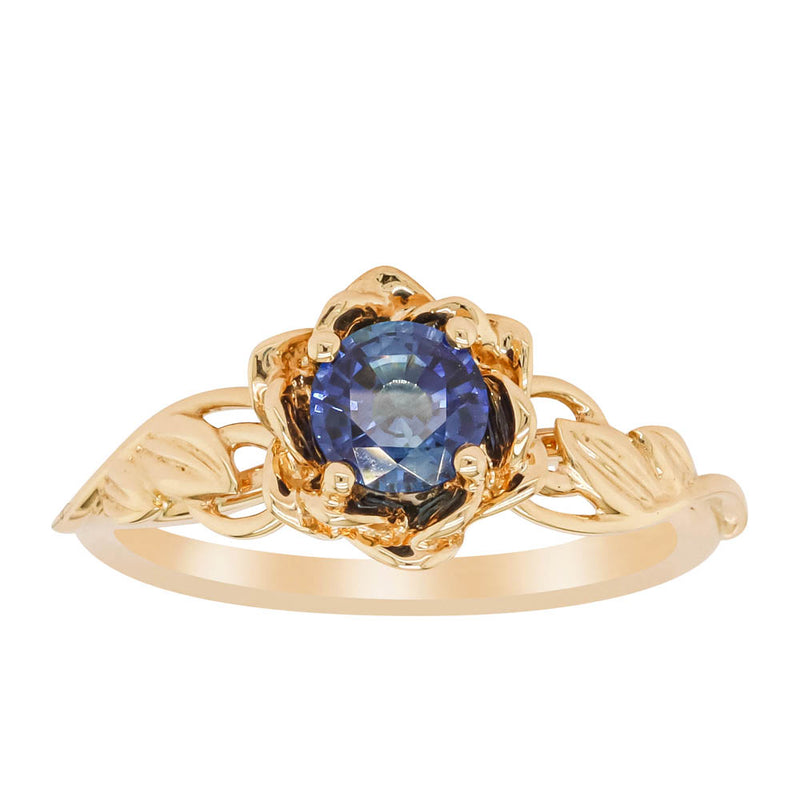 18ct Yellow Gold Sapphire Ring-Ring-Walker & Hall