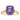 18ct Yellow Gold Amethyst & Diamond Romanov Ring-Ring-Walker & Hall