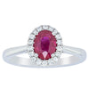 18ct White Gold 1.18ct Ruby & Diamond Nina Ring-Ring-Walker & Hall