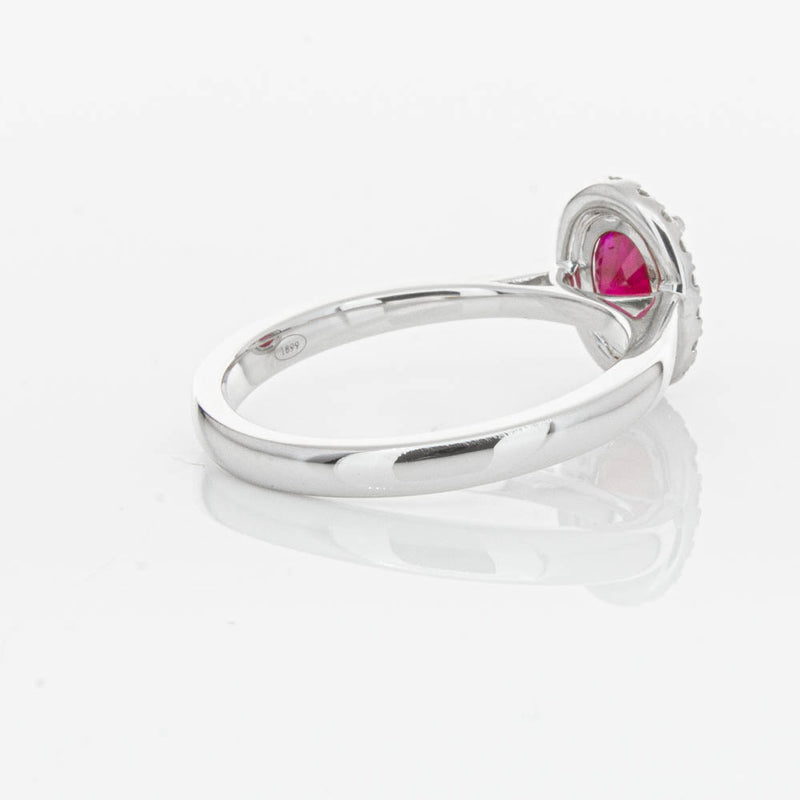 18ct White Gold 1.18ct Ruby & Diamond Nina Ring-Ring-Walker & Hall