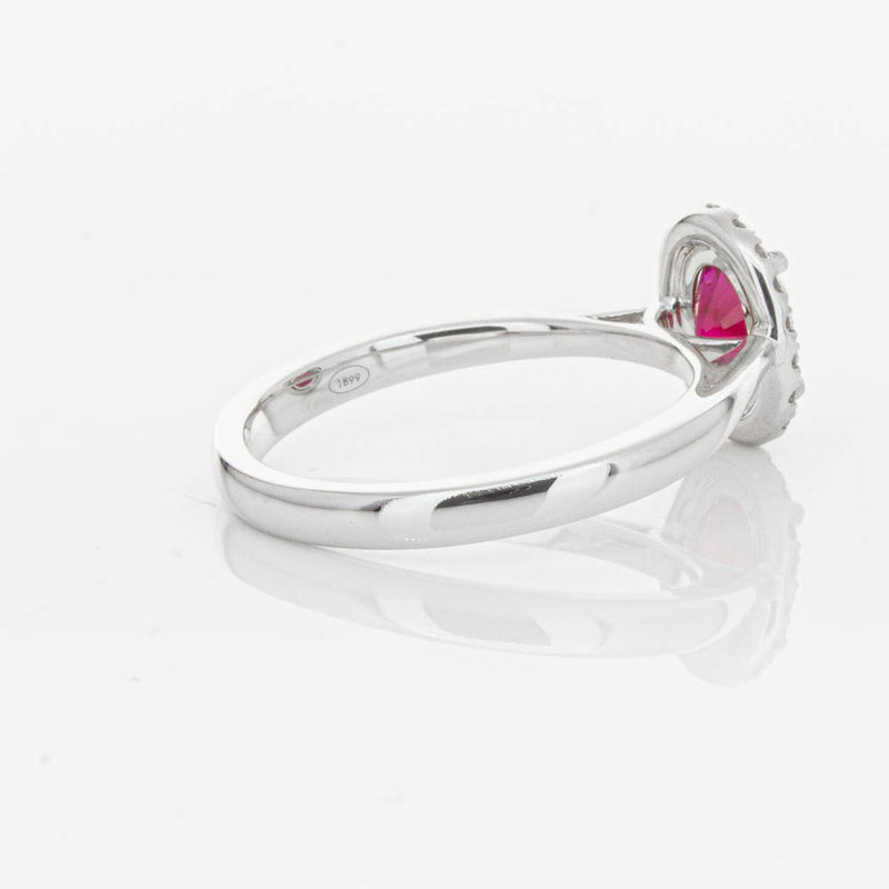 18ct White Gold 1.18ct Ruby & Diamond Nina Ring-Ring-Walker & Hall