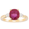 18ct Yellow Gold 2.02ct Ruby & Diamond Ayla Ring-Ring-Walker & Hall