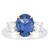 18ct White Gold Sapphire & Diamond Ring-Ring-Walker & Hall