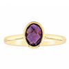 9ct Yellow Gold Amethyst Lavender Ring-Ring-Walker & Hall
