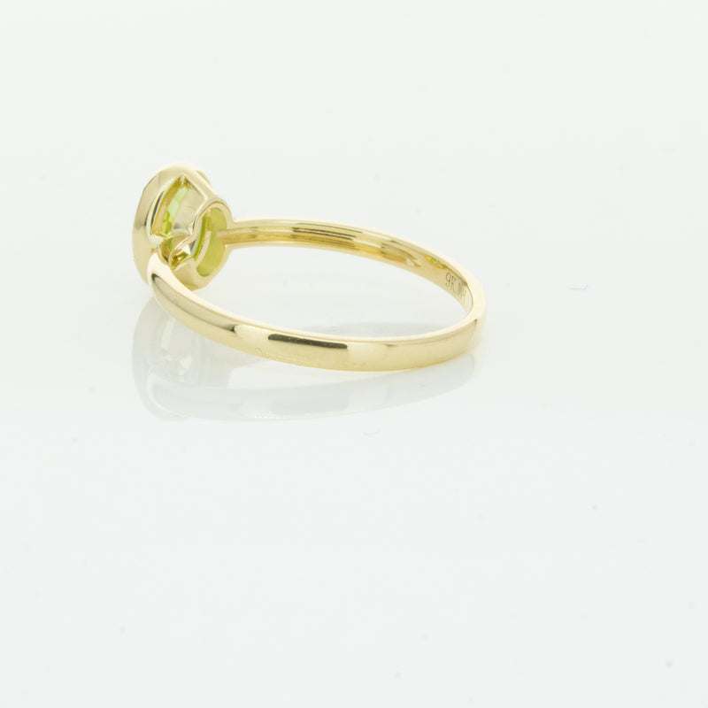 9ct Yellow Gold Peridot Lemongrass Ring-Ring-Walker & Hall