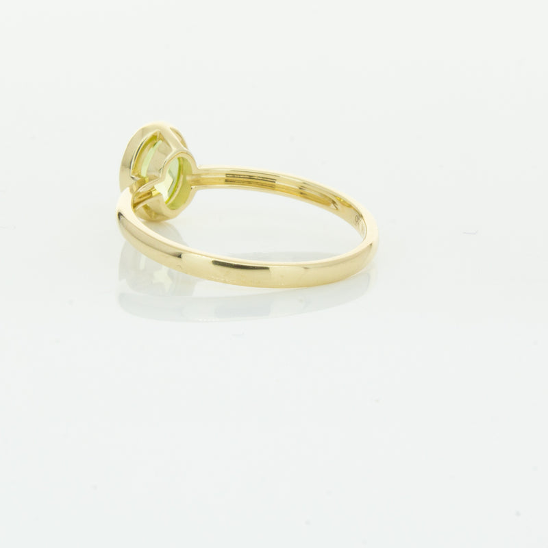 9ct Yellow Gold Peridot Lemongrass Ring-Ring-Walker & Hall
